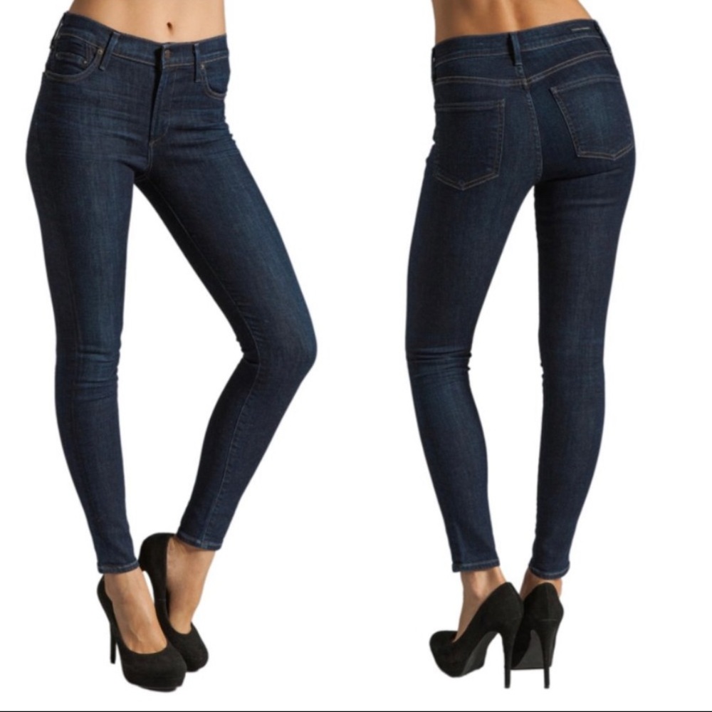 Citizens of humanity rocket high waist skinny dark wash size 25 NWOT